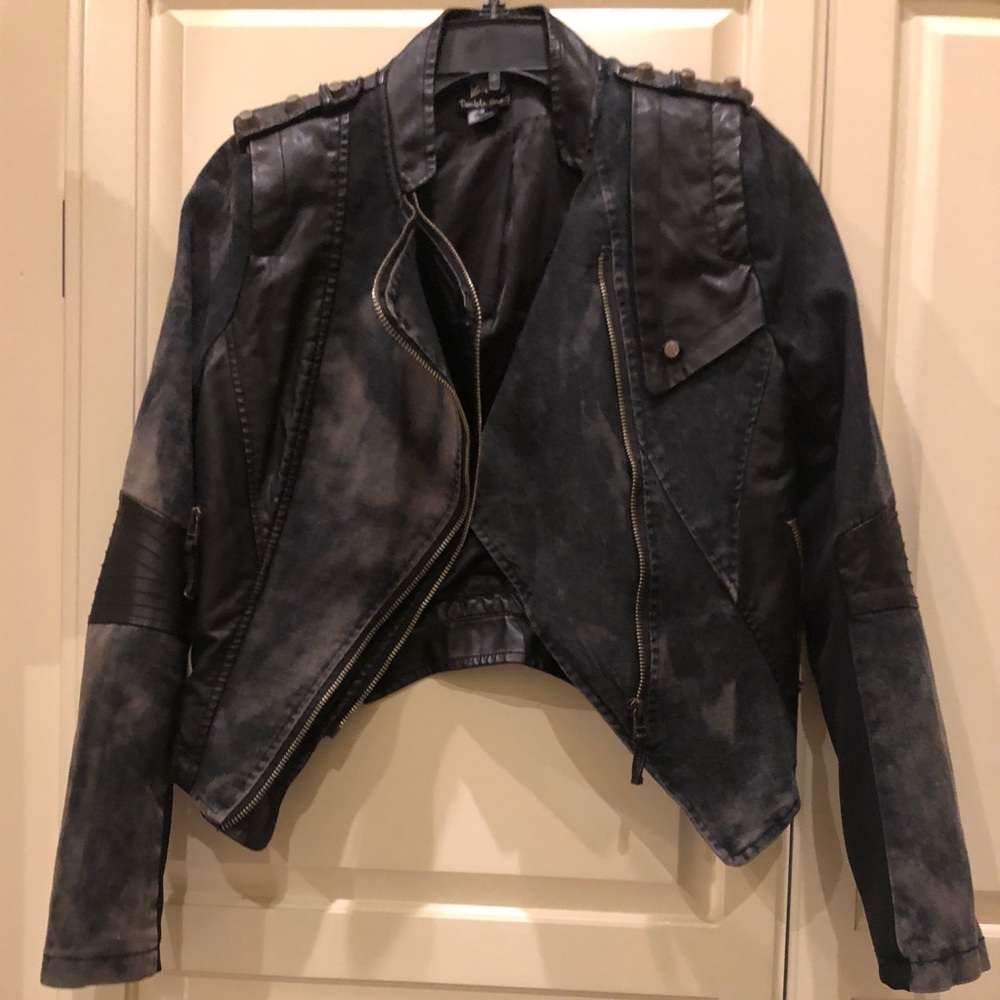 Leather Jacket Double Zero -size SMALL